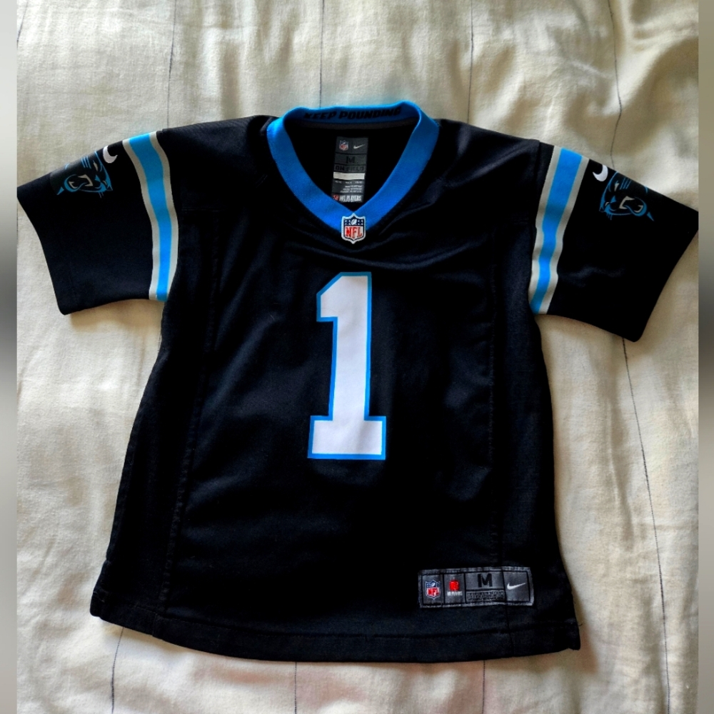 Kids NFL Nike Carolina Panthers Jersey - Medium